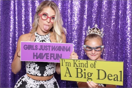 Purple sequin backdrop